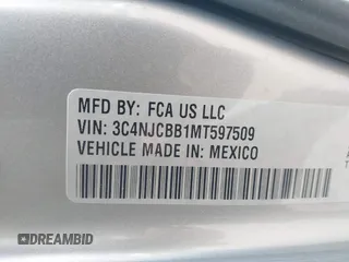 2021 Jeep Compass Altitude с VIN 3C4NJCBB1MT597509, выставлен на аукционе IAAI как лот 41800869 с пробегом 70 896 миль миль и . История ставок и продаж доступна на DreamBid. Изображение 9.