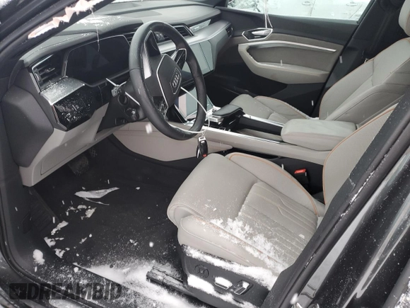 2022 Audi e-tron Prestige with VIN WA1VAAGE5NB039506, listed as a Copart auction lot 83216424 with Not provided miles and Salvage title. Bid and sale history available at DreamBid. Image 7.