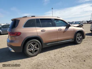 2022 Mercedes-Benz GLB with VIN W1N4M4HB9NW197802, listed as a Copart auction lot 46314235 with 30,352 mi miles and Salvage Title. Bid and sale history available at carsss.com. Image 3.