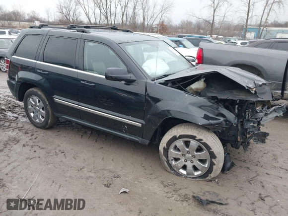 2009 Jeep Grand Cherokee Limited with VIN 1J8HR58T89C541970, listed as a IAAI auction lot 41189623 with 74,161 mi miles. Bid and sale history available at carsss.com. Image 1.