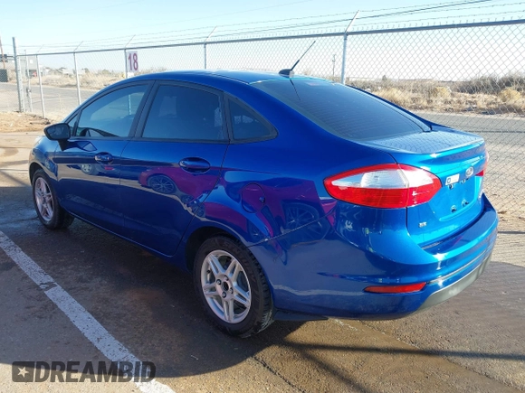 2018 Ford Fiesta SE with VIN 3FADP4BJ2JM124737, listed as a IAAI auction lot 41355279 with 95,470 mi miles. Bid and sale history available at carsss.com. Image 3.