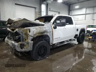 2020 GMC Sierra 3500HD AT4 z VIN 1GT49VEY9LF268615, wystawiony jako Copart lot #83497714 z przebiegiem Nie podano mil oraz Nie do naprawy. Historia ofert i sprzedaży dostępna na DreamBid. Obrazek 1.