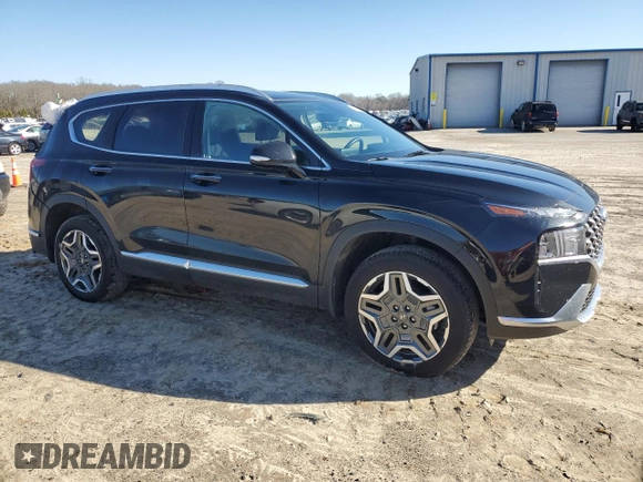2022 Hyundai Santa Fe Hybrid SEL Premium with VIN KM8S3DA14NU058543, listed as a Copart auction lot 40457534 with 7,637 mi miles. Bid and sale history available at carsss.com. Image 4.