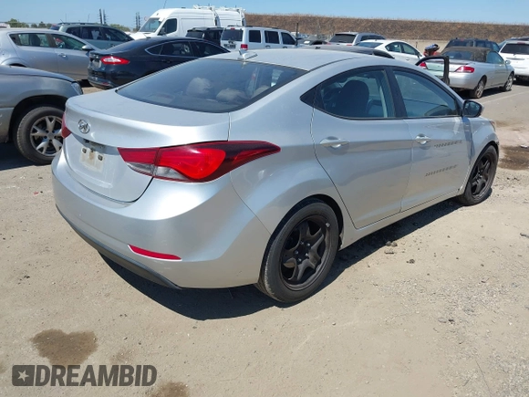 2016 Hyundai Elantra SE with VIN 5NPDH4AE2GH708811, listed as a IAAI auction lot 42773202 with 107,362 mi miles and . Bid and sale history available at DreamBid. Image 4.