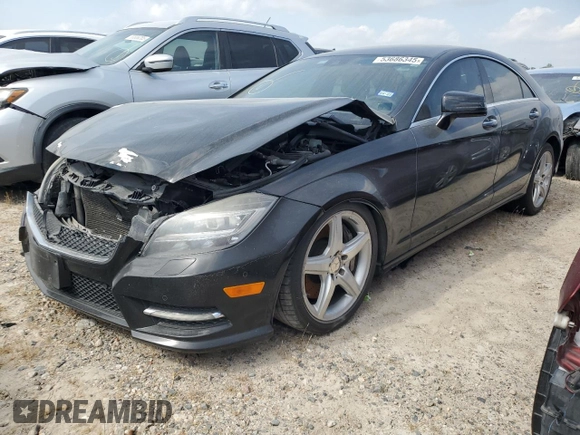 2014 Mercedes-Benz CLS-Class CLS 550 with VIN WDDLJ7DB1EA089938, listed as a Copart auction lot 53686345 with 173,711 mi miles and Clean Title. Bid and sale history available at carsss.com. Image 1.