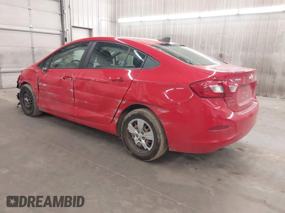 2018 Chevrolet Cruze LS with VIN 1G1BC5SM9J7216511, listed as a IAAI auction lot 41989915 with 67,740 mi miles and . Bid and sale history available at DreamBid. Image 3.