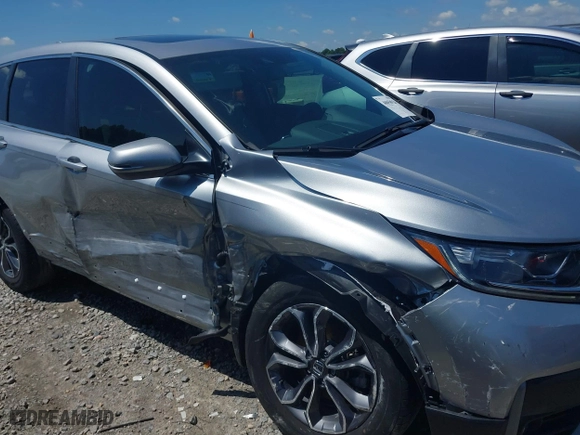 2022 Honda CR-V EX-L with VIN 7FARW1H83NE024361, listed as a IAAI auction lot 40058926 with 24,935 mi miles. Bid and sale history available at carsss.com. Image 6.