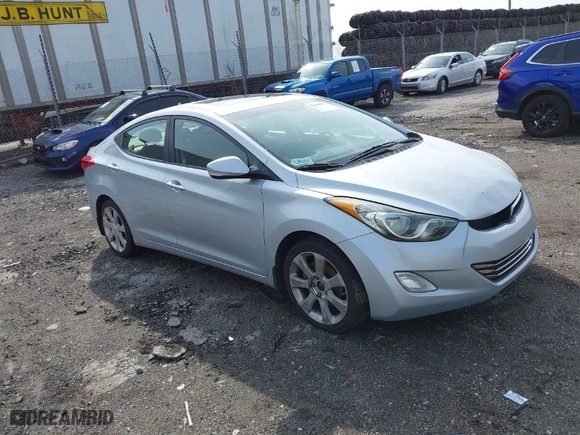 2012 Hyundai Elantra Limited with VIN 5NPDH4AE7CH150786, listed as a IAAI auction lot 42040887 with 153,185 mi miles. Bid and sale history available at carsss.com. Image 1.