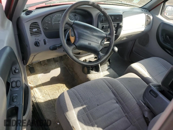 1997 Ford Ranger XLT with VIN 1FTCR10AXVUC87087, listed as a Copart auction lot 50816925 with 129,721 mi miles and Clean Title. Bid and sale history available at DreamBid. Image 8.
