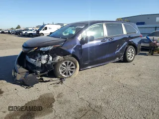 2021 Toyota Sienna LE with VIN 5TDKRKEC6MS013416, listed as a Copart auction lot 89003355 with 93,169 mi miles and Salvage title. Bid and sale history available at DreamBid. Image 1.