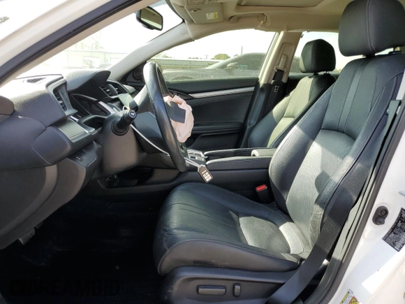 2018 Honda Civic EX-L with VIN JHMFC1F71JX007770, listed as a Copart auction lot 50681835 with 71,808 mi miles and Salvage Title. Bid and sale history available at DreamBid. Image 7.