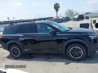 2023 Nissan Pathfinder Rock Creek with VIN 5N1DR3BD6PC258228, listed as a IAAI auction lot 42494821 with 33,928 mi miles and . Bid and sale history available at DreamBid. Image 13.