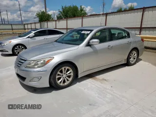 2013 Hyundai Genesis 3.8L z VIN KMHGC4DD2DU215576, wystawiony jako Copart lot #58463045 z przebiegiem 185 010 mil mil oraz Czysty tytuł • Clean title. Historia ofert i sprzedaży dostępna na DreamBid. Obrazek 1.