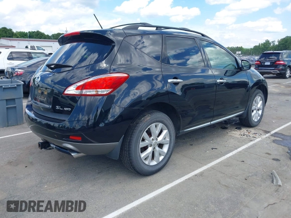 2012 Nissan Murano SV with VIN JN8AZ1MW3CW230703, listed as a IAAI auction lot 42199707 with 155,581 mi miles and . Bid and sale history available at carsss.com. Image 4.