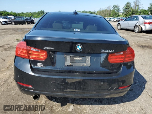 2014 BMW 3 Series 320i xDrive with VIN WBA3C3G57ENS71376, listed as a Copart auction lot 60874995 with Not provided miles and Salvage title. Bid and sale history available at DreamBid. Image 6.