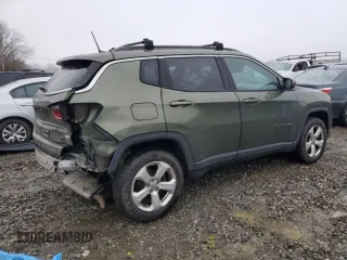 2018 Jeep Compass Latitude with VIN 3C4NJDBB6JT147355, listed as a Copart auction lot 43694585 with 105,230 mi miles and Salvage Title. Bid and sale history available at carsss.com. Image 3.