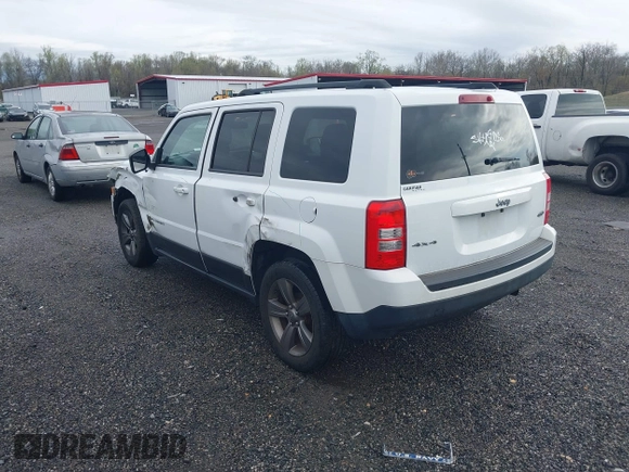 2015 Jeep Patriot High Altitude with VIN 1C4NJRFB4FD348451, listed as a IAAI auction lot 41954637 with 108,173 mi miles and . Bid and sale history available at carsss.com. Image 3.
