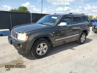 2006 Jeep Grand Cherokee Overland with VIN 1J8HR682X6C331198, listed as a Copart auction lot 63207825 with 184,890 mi miles and Salvage title. Bid and sale history available at DreamBid. Image 1.