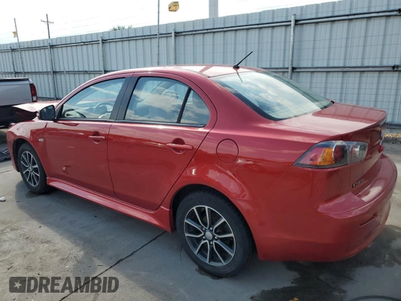 2017 Mitsubishi Lancer ES with VIN JA32U2FU7HU004617, listed as a Copart auction lot 70655914 with 91,629 mi miles and Salvage Title. Bid and sale history available at carsss.com. Image 2.
