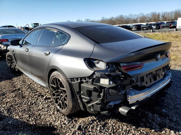 2020 BMW M8 Competition z VIN WBSGV0C05LCE73273, wystawiony jako Copart lot #70400342 z przebiegiem Nie podano mil oraz . Historia ofert i sprzedaży dostępna na DreamBid. Obrazek 2.