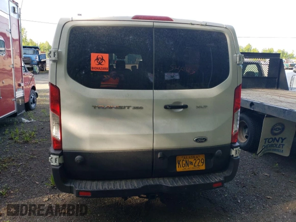 2019 Ford Transit Passenger XL with VIN 1FBZX2ZM4KKA92925, listed as a Copart auction lot 58554435 with Not provided miles and Non repairable. Bid and sale history available at DreamBid. Image 6.