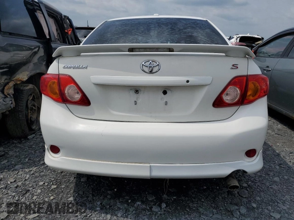2010 Toyota Corolla with VIN 2T1BU4EE5AC236871, listed as a Copart auction lot 58350175 with Not provided miles and Salvage title. Bid and sale history available at DreamBid. Image 6.
