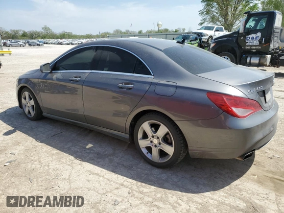 2016 Mercedes-Benz CLA 250 with VIN WDDSJ4EB4GN379370, listed as a Copart auction lot 53636045 with 132,813 mi miles and Salvage Title. Bid and sale history available at DreamBid. Image 2.