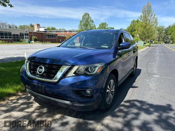 2017 Nissan Pathfinder SL with VIN 5N1DR2MM0HC640568, listed as a Copart auction lot 55538655 with 115,815 mi miles and Clean Title. Bid and sale history available at carsss.com. Image 2.