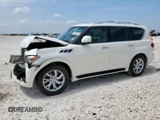 2012 Infiniti QX56 7-passenger с VIN JN8AZ2NE8C9019765, выставлен на аукционе Copart как лот 63146515 с пробегом 188 430 миль миль и Списание • Salvage title. История ставок и продаж доступна на DreamBid. Изображение 1.