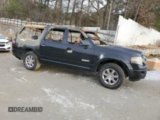 2008 Ford Expedition EL Limited with VIN 1FMFK19548LA13977, listed as a Copart auction lot 42762675 with 0 mi miles and Salvage Title. Bid and sale history available at carsss.com. Image 4.