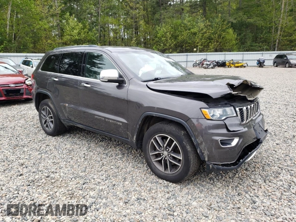 2018 Jeep Grand Cherokee Limited with VIN 1C4RJFBG4JC296822, listed as a Copart auction lot 57760515 with 122,643 mi miles and Salvage title. Bid and sale history available at DreamBid. Image 4.