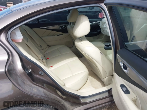 2017 Infiniti Q50 Sport with VIN JN1EV7AP1HM738098, listed as a IAAI auction lot 42108449 with 109,540 mi miles and . Bid and sale history available at DreamBid. Image 8.
