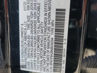 2022 Honda Pilot Special Edition with VIN 5FNYF6H28NB036294, listed as a Copart auction lot 48388105 with 37,970 mi miles and Salvage Title. Bid and sale history available at carsss.com. Image 14.