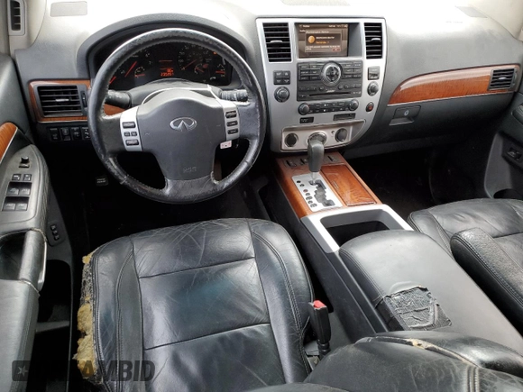 2009 Infiniti QX56 with VIN 5N3AA08DX9N903820, listed as a Copart auction lot 82182024 with 235,201 mi miles and Salvage Title. Bid and sale history available at carsss.com. Image 8.