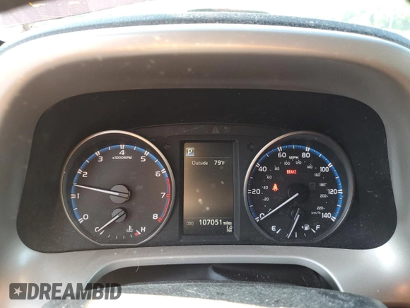 2018 Toyota RAV4 LE with VIN 2T3BFREV7JW723938, listed as a Copart auction lot 62814195 with 107,051 mi miles and Salvage title. Bid and sale history available at DreamBid. Image 9.