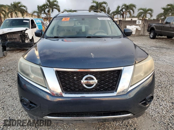 2016 Nissan Pathfinder Platinum with VIN 5N1AR2MNXGC606129, listed as a Copart auction lot 85046964 with 84,848 mi miles and Salvage Title. Bid and sale history available at carsss.com. Image 5.