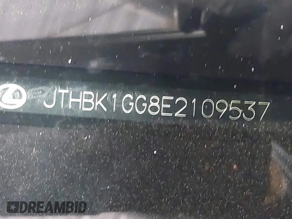 2014 Lexus ES 330 z VIN JTHBK1GG8E2109537, wystawiony jako IAAI lot #42490392 z przebiegiem 129 103 mil mil oraz . Historia ofert i sprzedaży dostępna na DreamBid. Obrazek 9.