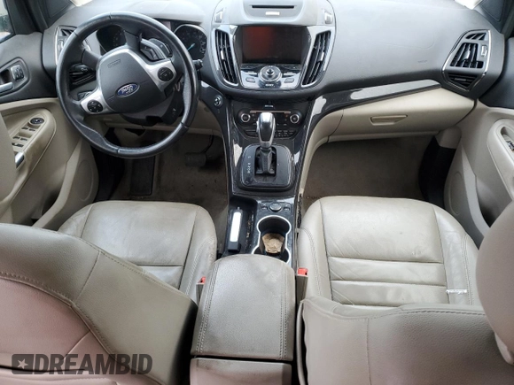 2015 Ford Escape Titanium with VIN 1FMCU0J94FUB45974, listed as a Copart auction lot 46824245 with 0 mi miles and Non Repairable. Bid and sale history available at carsss.com. Image 8.