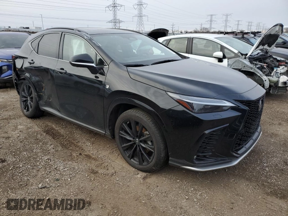 2022 Lexus NX with VIN JTJKKCFZ4N2004779, listed as a Copart auction lot 85951914 with 0 mi miles and Salvage Title. Bid and sale history available at carsss.com. Image 4.