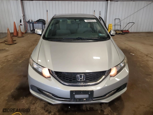 2013 Honda Civic Sdn LX with VIN 2HGFB2F58DH581270, listed as a Copart auction lot 50869375 with 71,286 mi miles and Salvage Title. Bid and sale history available at carsss.com. Image 5.
