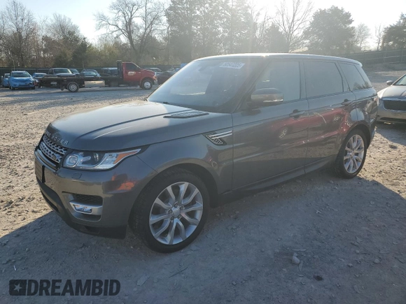 2016 Land Rover Range Rover Sport V6 HSE with VIN SALWR2PFXGA103672, listed as a Copart auction lot 50547225 with 103,350 mi miles and Clean Title. Bid and sale history available at carsss.com. Image 1.
