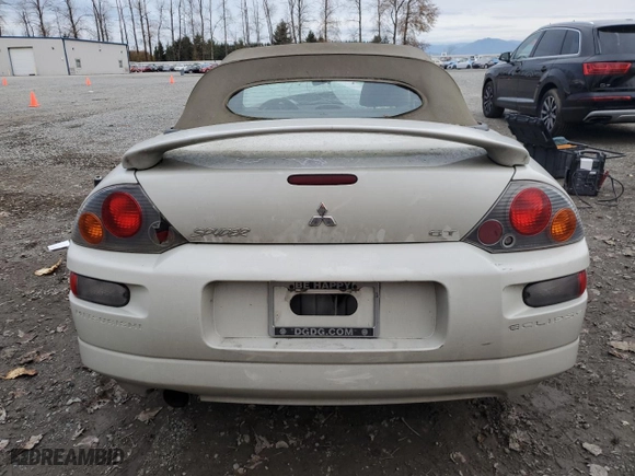 2005 Mitsubishi Eclipse GT with VIN 4A3AE55H55E006823, listed as a Copart auction lot 79907944 with 0 mi miles and Salvage Title. Bid and sale history available at carsss.com. Image 6.