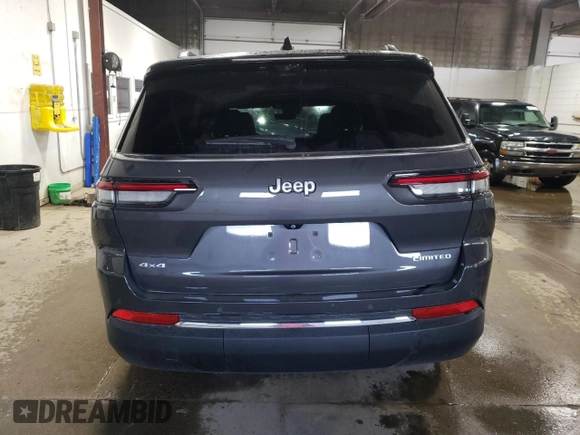 2024 Jeep Grand Cherokee Limited with VIN 1C4RJKBG9R8542707, listed as a Copart auction lot 64881255 with 6,889 mi miles and Non repairable. Bid and sale history available at DreamBid. Image 6.
