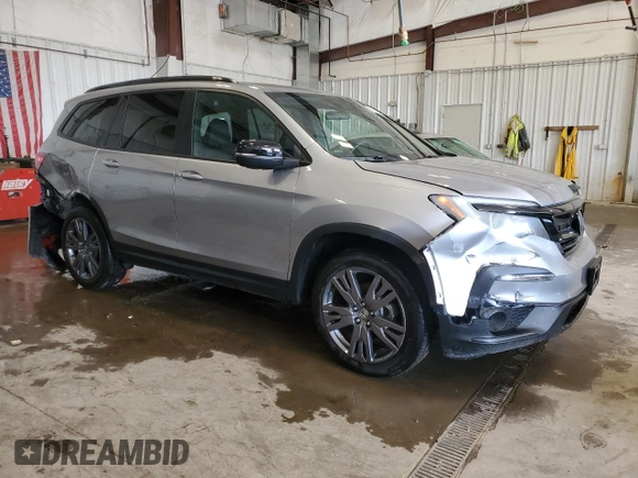 2022 Honda Pilot Sport with VIN 5FNYF6H32NB073530, listed as a Copart auction lot 60839455 with 23,001 mi miles and Salvage title. Bid and sale history available at DreamBid. Image 4.