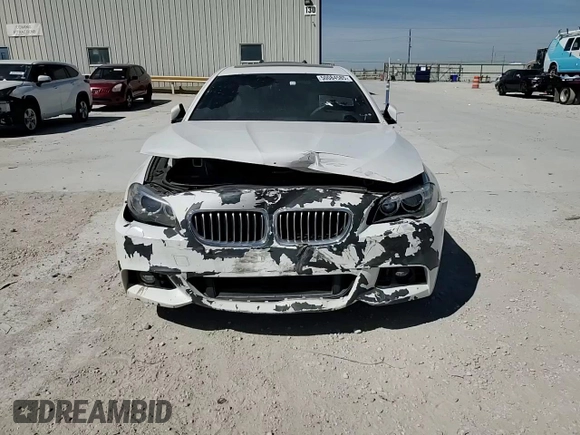 2015 BMW 5 Series 535i with VIN WBA5B1C52FG128542, listed as a Copart auction lot 50084585 with 110,341 mi miles and Salvage Title. Bid and sale history available at carsss.com. Image 11.