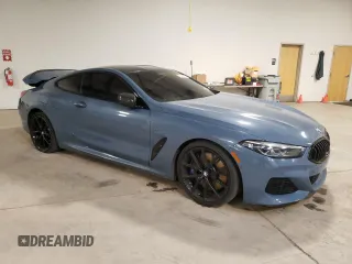 2019 BMW 8 Series M850i xDrive with VIN WBABC4C52KBU95594, listed as a Copart auction lot 50043613 with 31,919 mi miles. Bid and sale history available at carsss.com. Image 4.