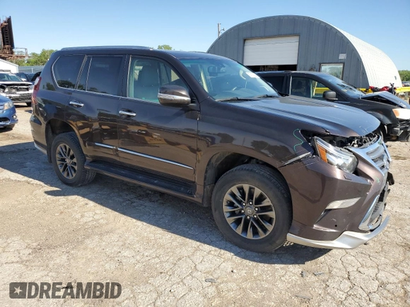 2019 Lexus GX 460 Luxury with VIN JTJJM7FX3K5225764, listed as a Copart auction lot 57110254 with 59,150 mi miles and Salvage title. Bid and sale history available at DreamBid. Image 4.