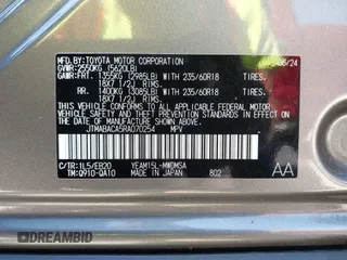 2024 Toyota bZ4X XLE z VIN JTMABACA5RA070254, wystawiony jako IAAI lot #42427736 z przebiegiem 5 718 mil mil oraz . Historia ofert i sprzedaży dostępna na DreamBid. Obrazek 9.