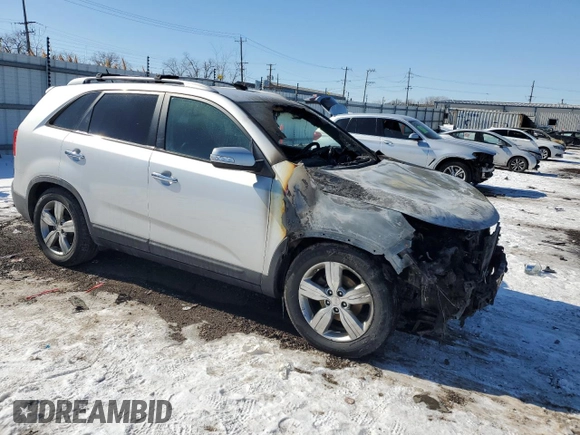 2012 Kia Sorento EX with VIN 5XYKU3A64CG224209, listed as a Copart auction lot 46078525 with 0 mi miles and Salvage Title. Bid and sale history available at carsss.com. Image 4.