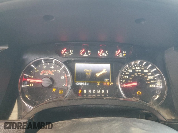 2013 Ford F-150 XL with VIN 1FTFW1ET5DFB66342, listed as a Copart auction lot 63658045 with 195,669 mi miles and Clean title. Bid and sale history available at DreamBid. Image 9.